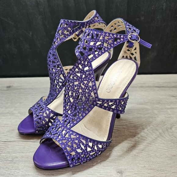 Women's Purple Stiletto Heels-Size 6.5 NWT - Picture 3 of 10